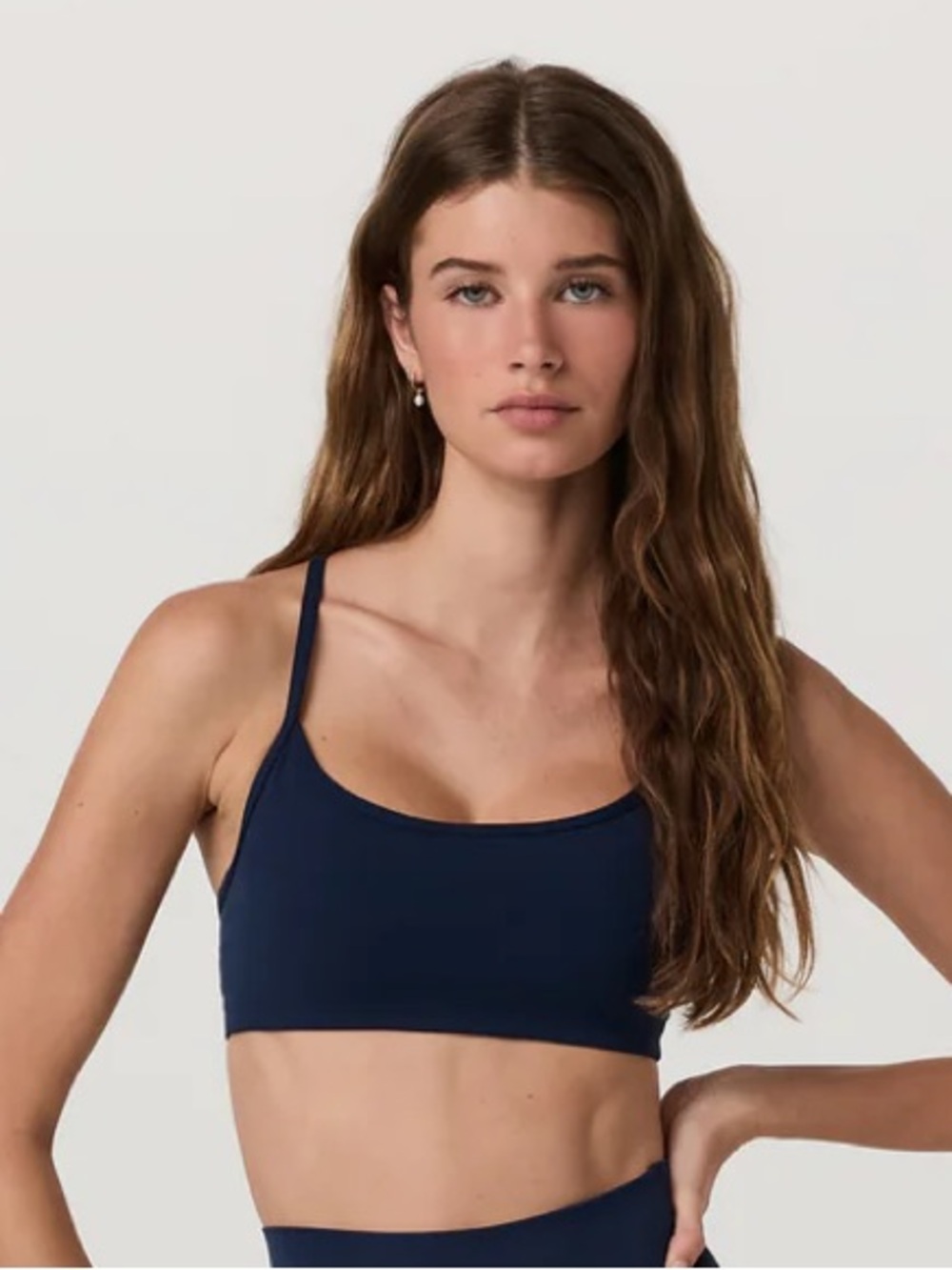 Vuori AllTheFeels Bra in Blue Coast
